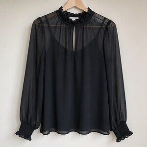 Sand Peplum Top